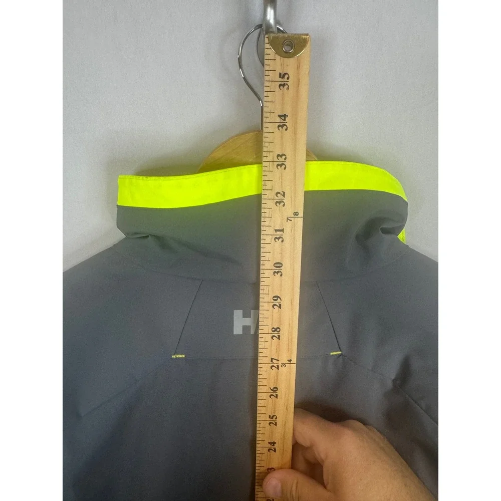Helly Hansen Speed Performance HH Vest Grey Neon Yellow Full Zip Mens XL